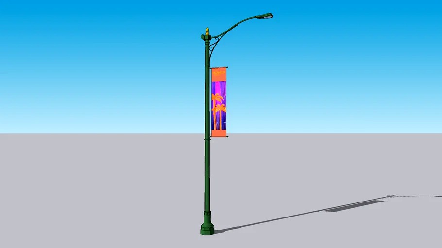 Anaheim Streetlight Pole Design for Disneyland Resort & Platinum ...
