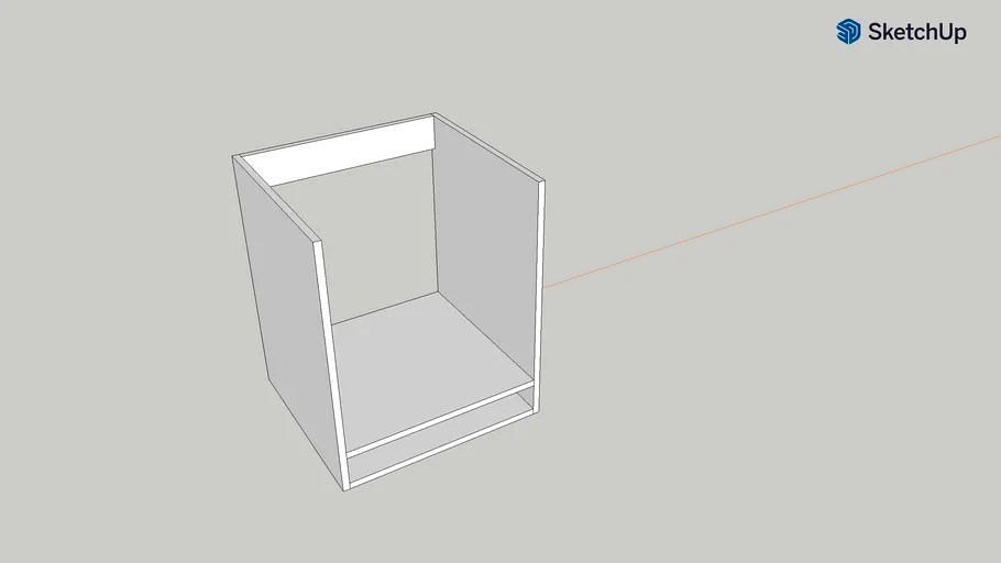 Korpus für Backofen 60cm