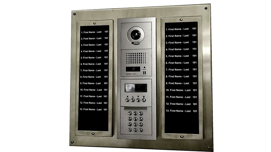 Intercom SatinSilverFrame