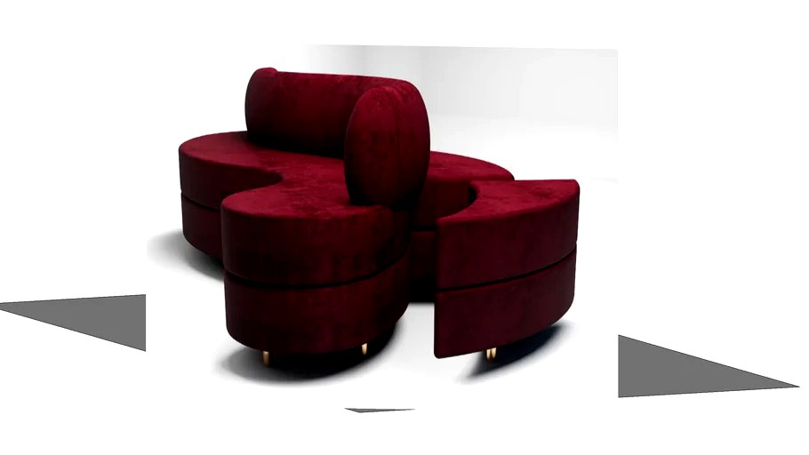 Curved Sofa - Double Sided