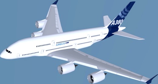 Airbus A380 giant aircraft