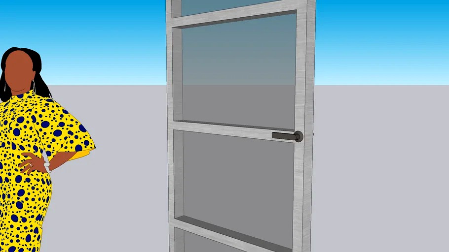 Glass Panel Door