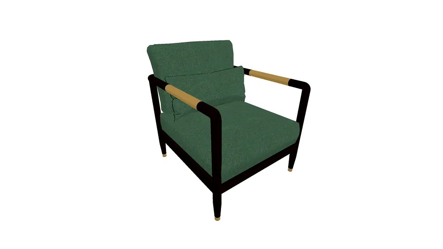 Carson Occasional Chair in MInk by Brownstone Furniture