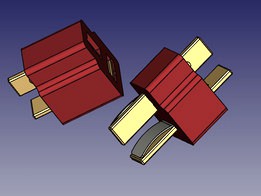 Deans T Plug Connectors Male and Female