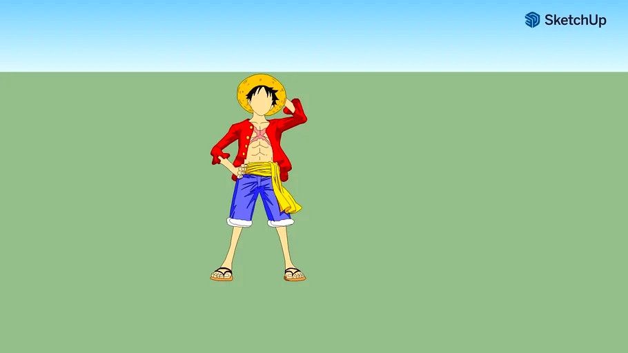 Monkey_D_luffy 2D
