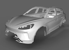 2019 ARCFOX ALPHA T 3D SCANNED MODEL 3D model