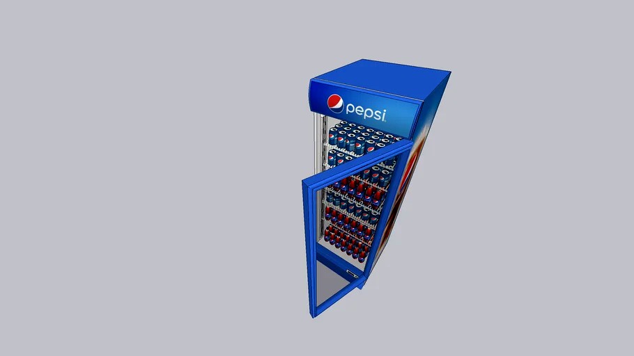 Pepsi Fridge 3d model