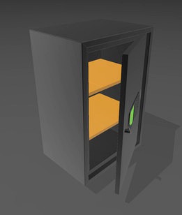 Metallic Security Locker