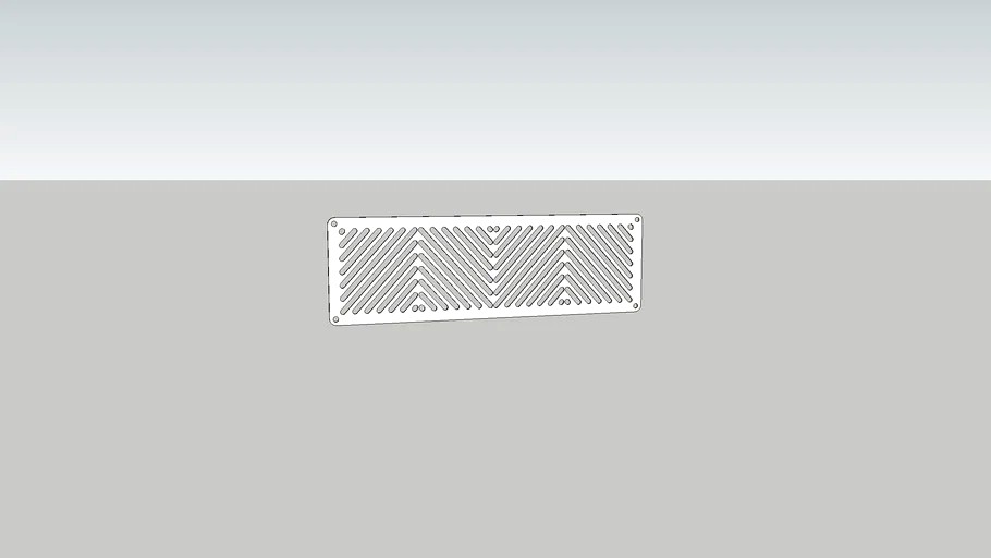 41500 Galvanized Steel Outdoor Kitchen Vent by Bull Outdoor Products 3d