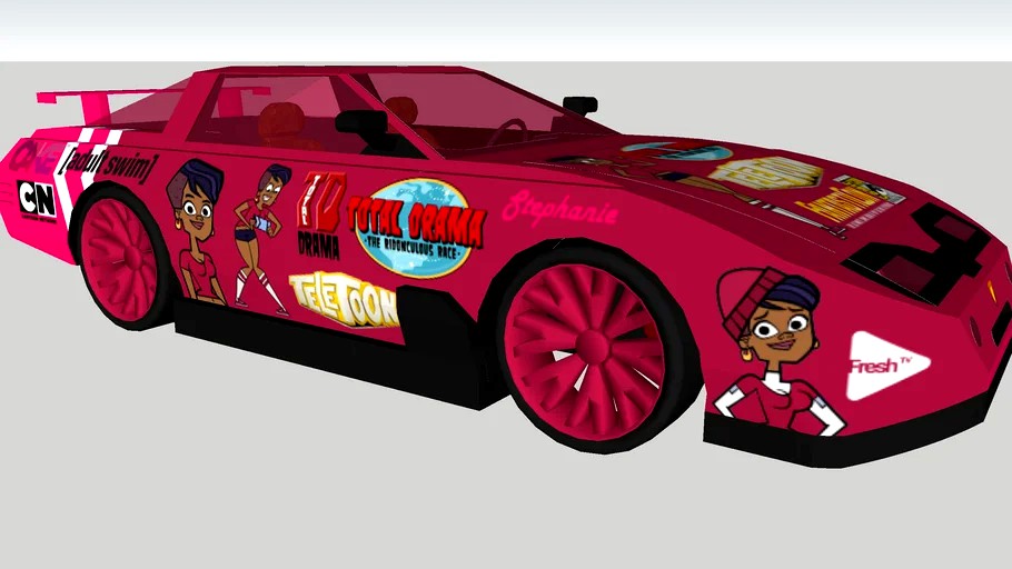 Total Drama Stephanie Car 3d model