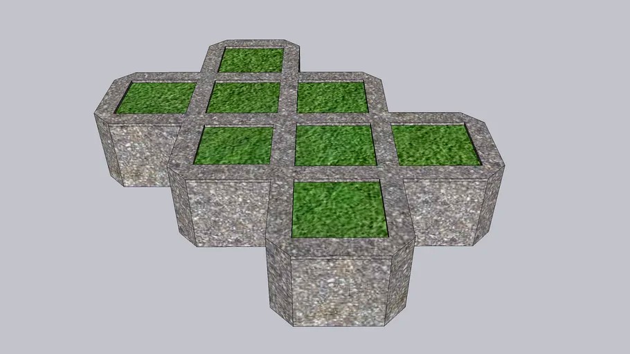 Pavement Slab - Evergreen Hollow and Squared - 600x400x120