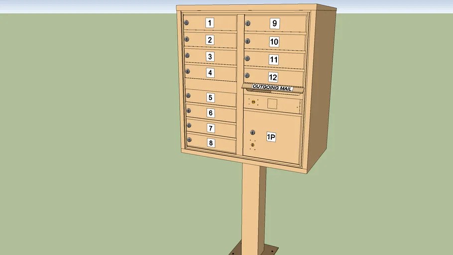 USPS 16 Door Mail Cluster Box