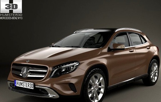 MercedesBenz GLAclass 2014 3D Model