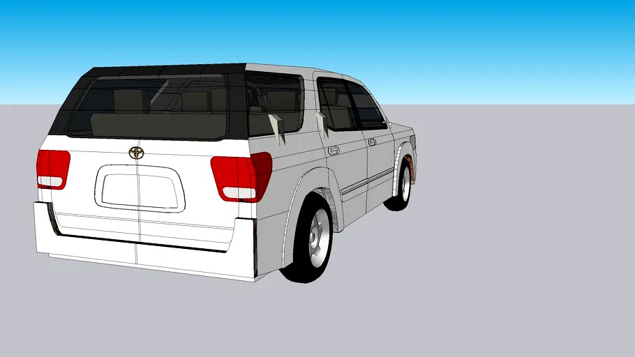 2005 Toyota Sequoia (full-size) SUV 3d model