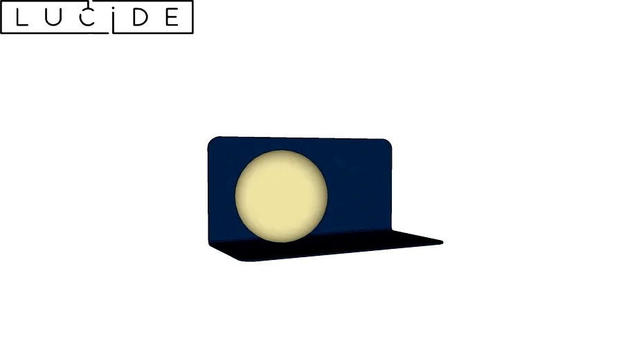 Lucide BONNI - Wall light - 1xG9 - Pastel Blue