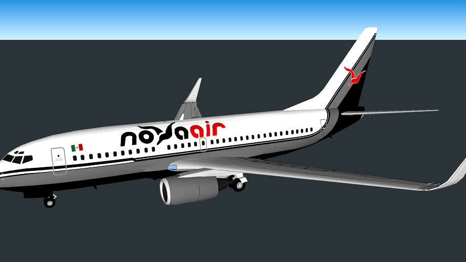 Nova Air Boeing B737 Gris