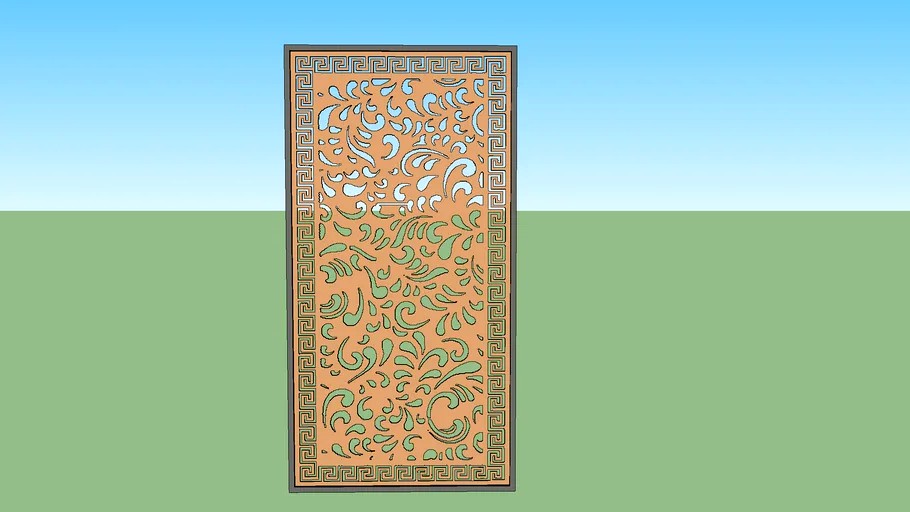 laser cut cnc 3d model