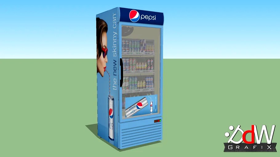 Pepsi Cola Vending Cooler
