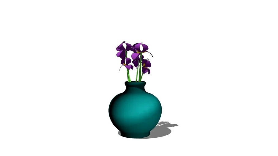 Vase with flower