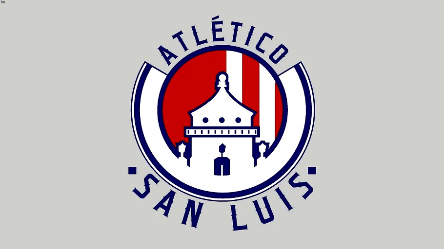 Logo Atlético de San Luis 3d model