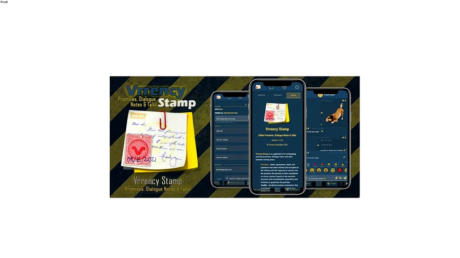 VStamp Promises, Dialogue Notes and Talks Mobile App App Icon]