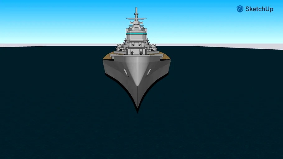 HMS Thunderer 3d model