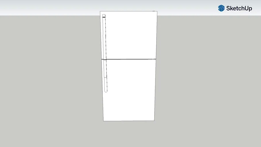 Kenmore Top Mount Refrigerator 3d model