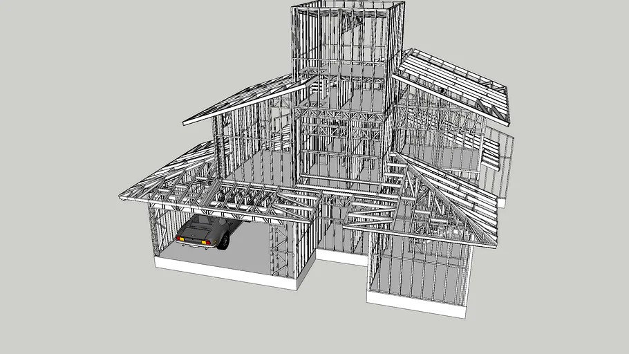 Modelo Estrutural Steel Frame