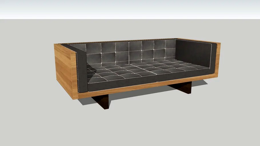 PAL System Sofa, 2 seat, grey