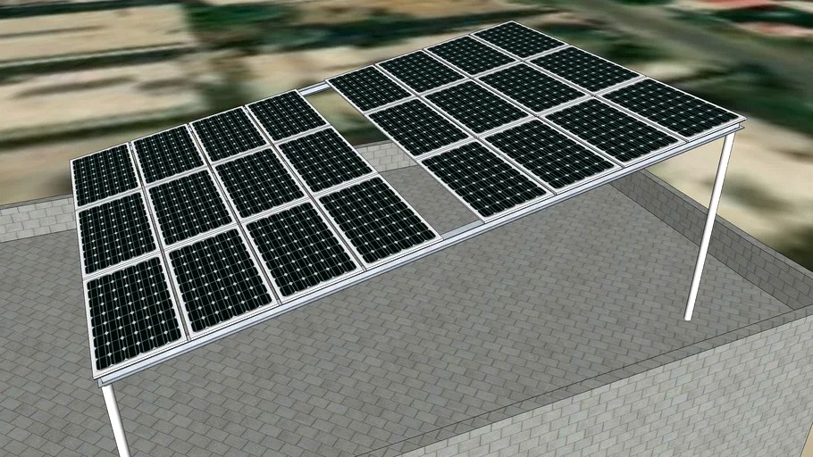 SOLAR PANEL + ELEVATED STRUCTURE