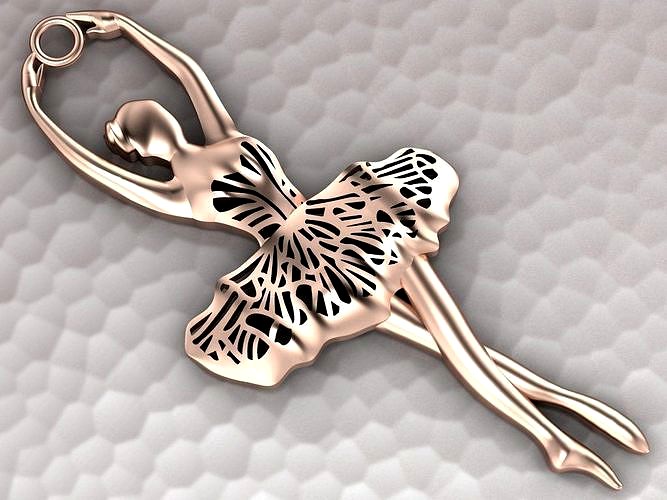 Ballet pendant 03 | 3D