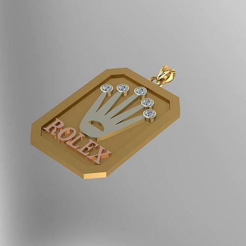 Rolex Pendant  | 3D