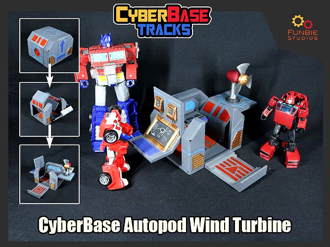 CyberBase Autopod Wind Turbine for Transformers | 3D