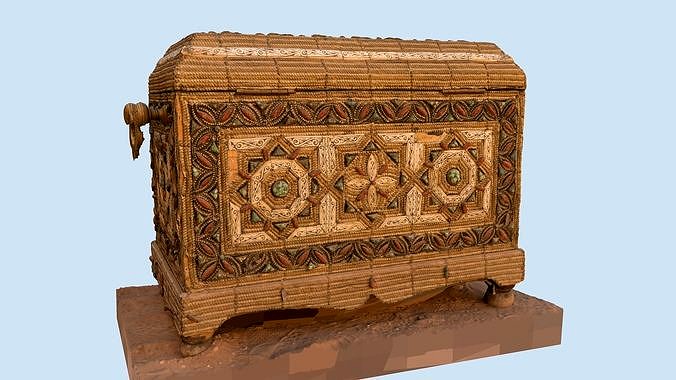 Antique medieval chest