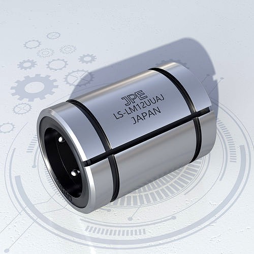 3D model Linear bearing rendering