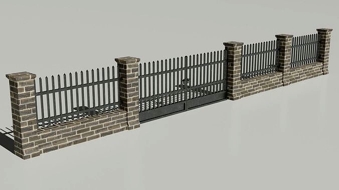 Modular Fence Gate PBR