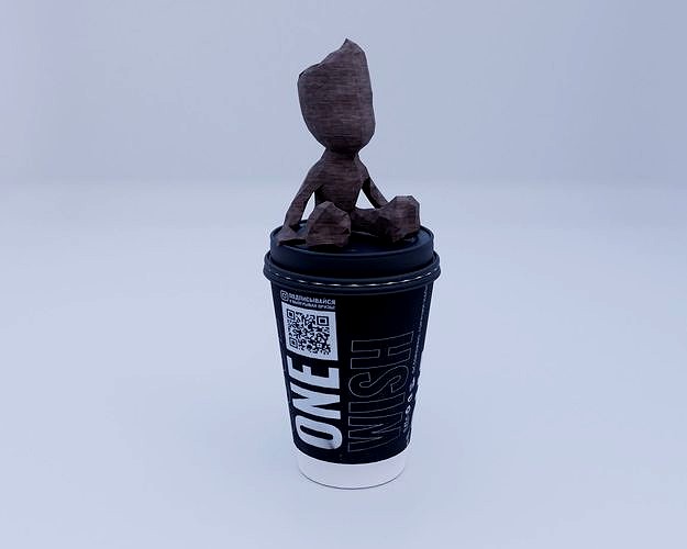 Groot Lowpoly isometric