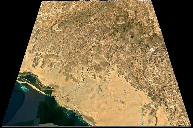 Mecca and the Red Sea coast of Saudi Arabia - tile n20 e40