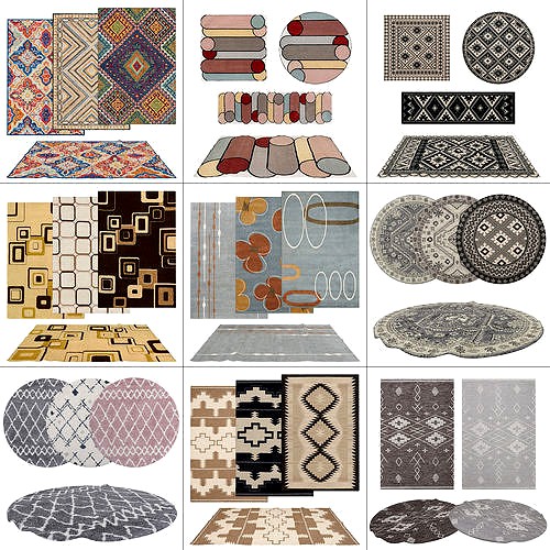 9 in 1 Rug Collection No 26