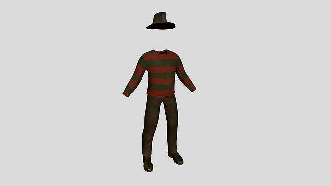 Freddy Krueger Costume 02 Dirt - Character Design Fashion