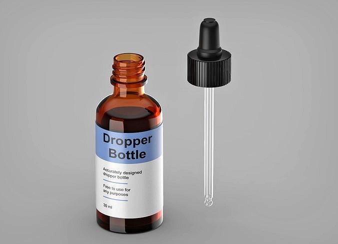 Realistic  Dropper Bottle