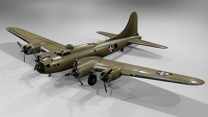 Boeing B-17f Flying Fortress Heavy bomber