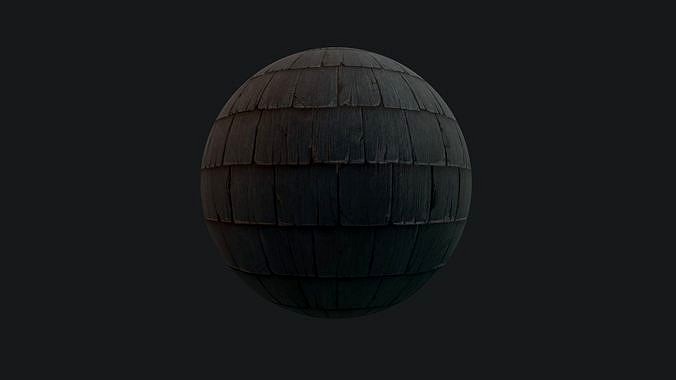 Stylized Roof old shingle