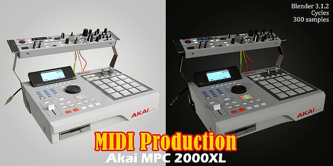 MIDI Production Akai MPC 2000XL - Updated V2