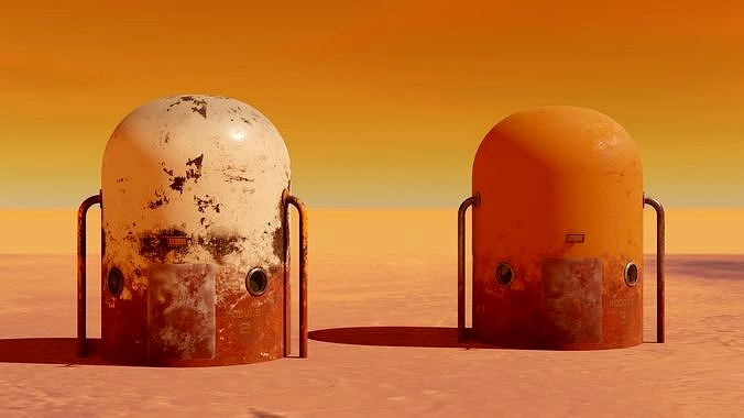 Mars module 3D models