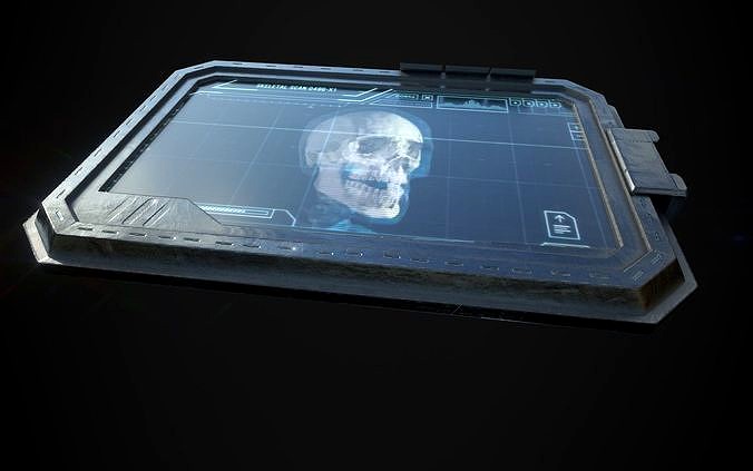 3D Sci Fi Tablet