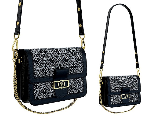 Louis Vuitton Dauphine Bag Black 1854