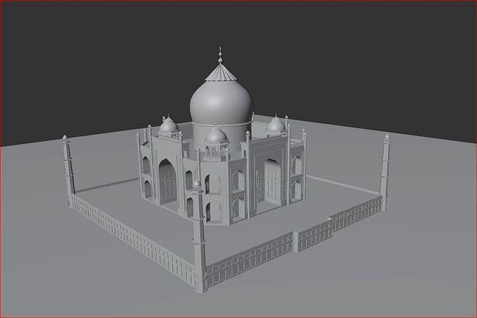 Taj Mahal 3D Model