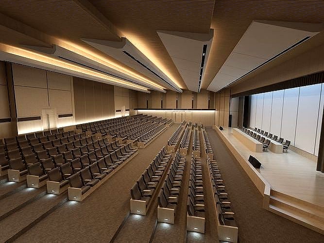 Conference Hall 5 3D model