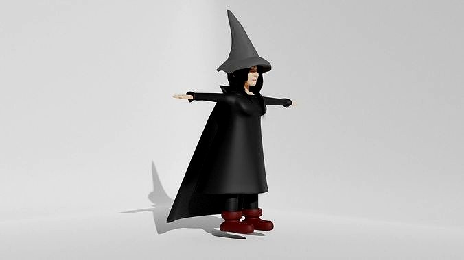 Witch character for games